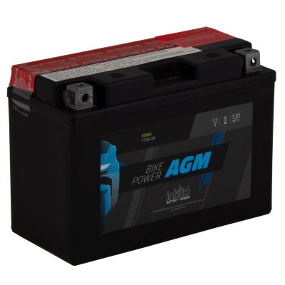 intAct YT9B-BS Maintenance Free AGM Bike-Power Battery