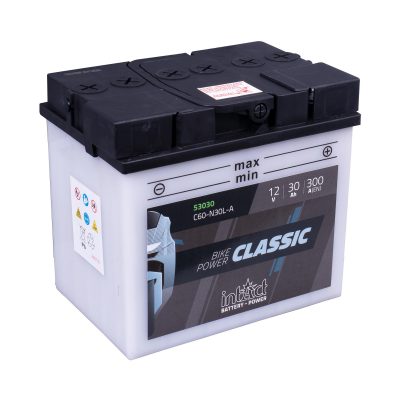 intAct C60-N30L-A Classic Bike-Power Battery With Acid Pack