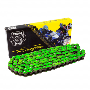 Triple-S HD Chain 520H-120 Link Green Colour