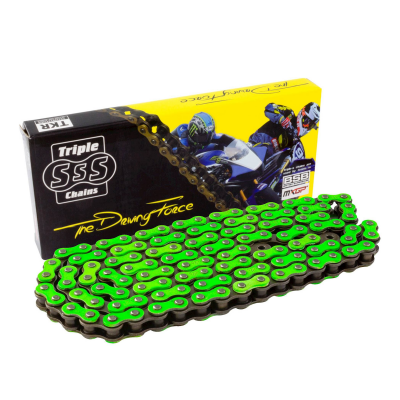 Triple-S HD Chain 520H-120 Link Green Colour