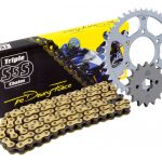 Triple S Chain and Sprocket Kit for Honda CBF125 models 09-14 (16 Tooth Front - 42 Tooth Rear - 428-118 Chain)